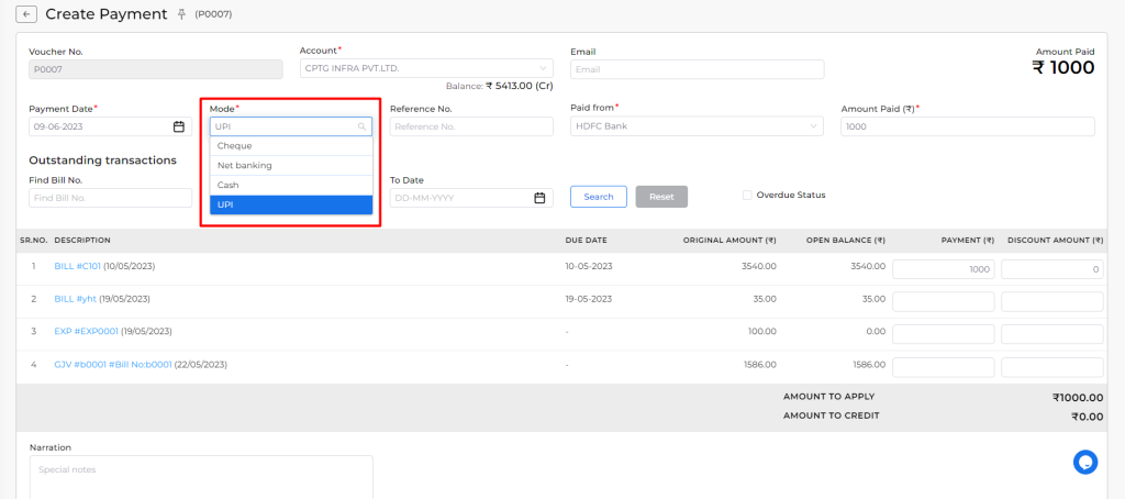 Payment module